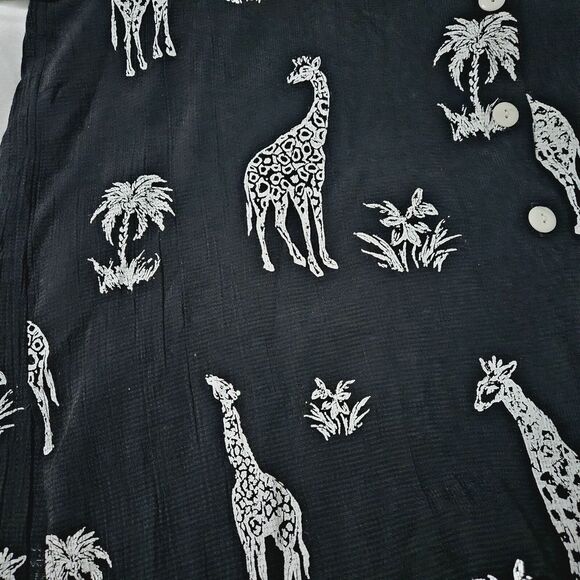 Drapers & Damon's Womens Button Up Blouse Multi-Color Size XL Acetate Blend - Picture 9 of 12